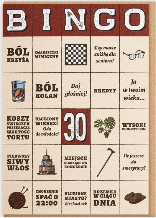 Birthday Pass - Bingo 30 years