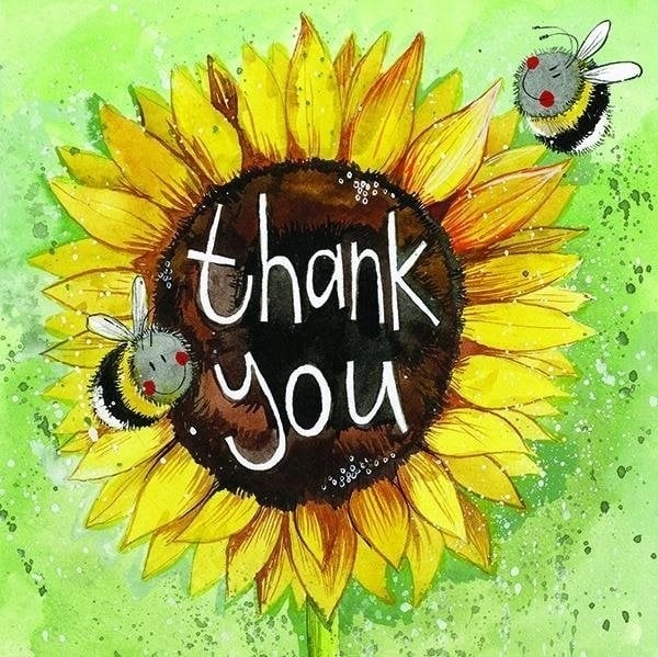 Pass AC638 Thank you Sunflower Thanks