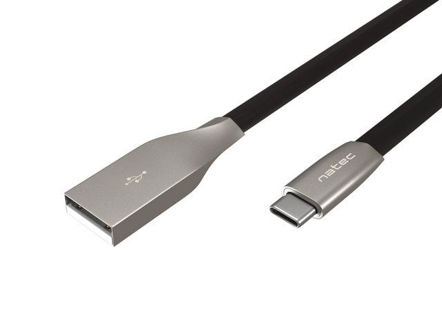 Natec Prati USB-C-USB-A 1.0m black