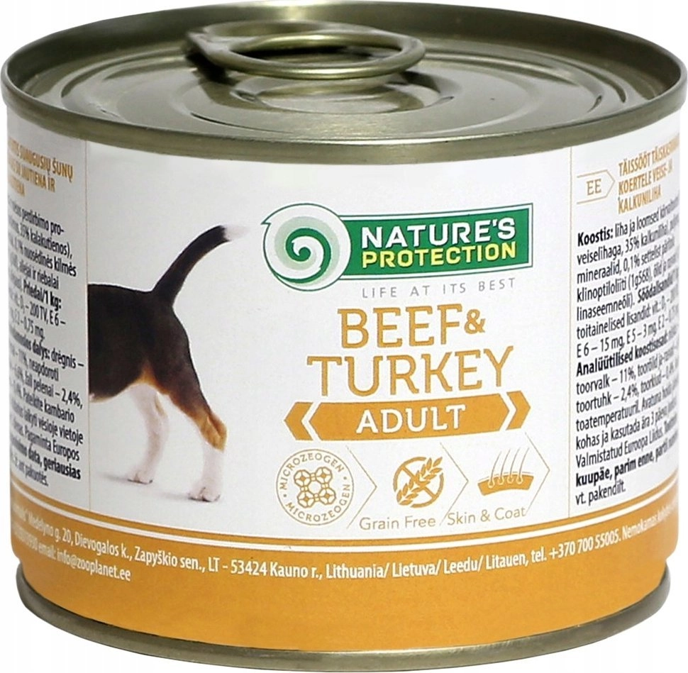 NATURE````S PROTECTION Adult Beef and Turkey