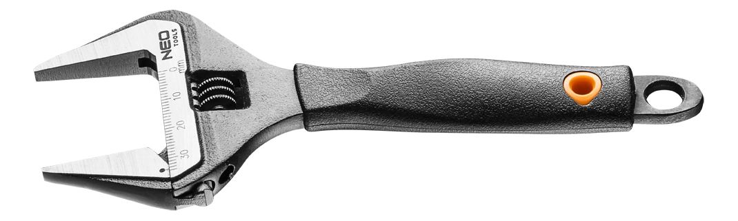 Neo Swedish adjustable wrench 200mm rubber