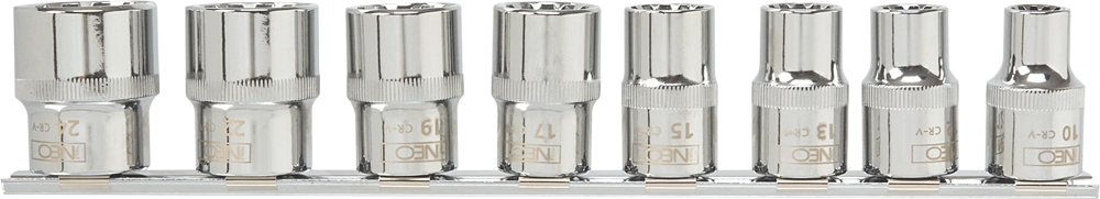 Neo Spline socket set 1/2`` 10-24mm