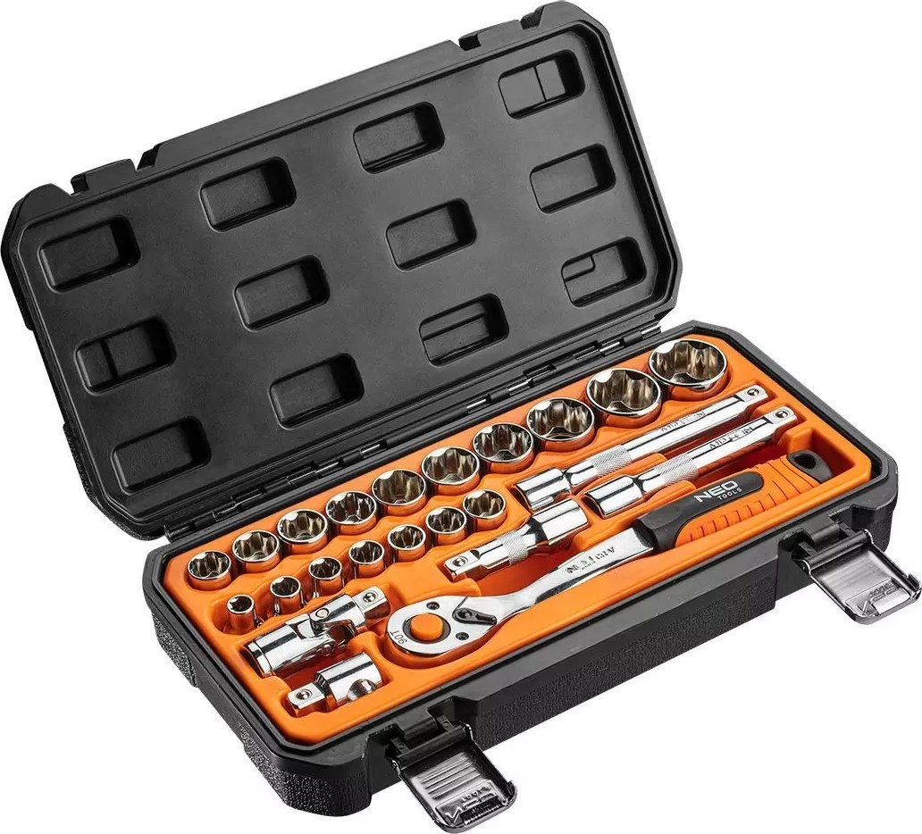 Socket wrenches 1/2" set of 23