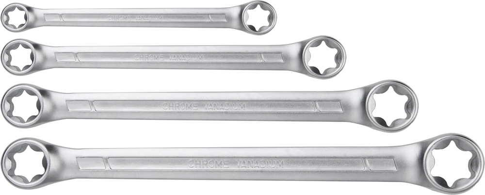 Neo Set of double-sided torx ring