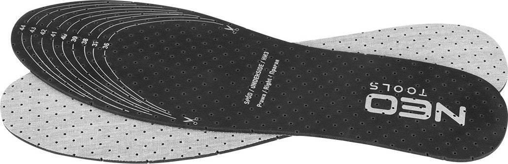 Active carbon shoe insoles  to be