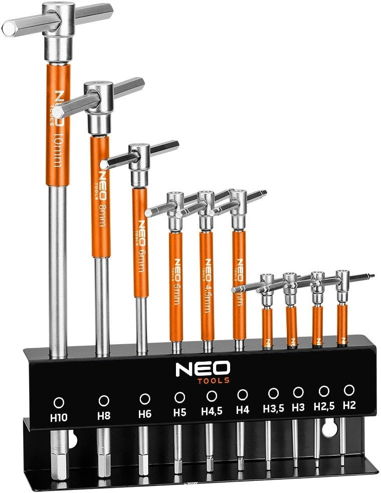 L-key wrenches with pin. Set of
