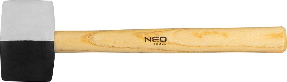 Neo Młotek gumowy rączka drewniana 450g