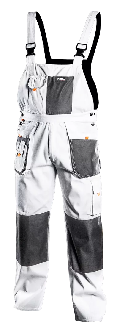 Bib work trousers white HD size