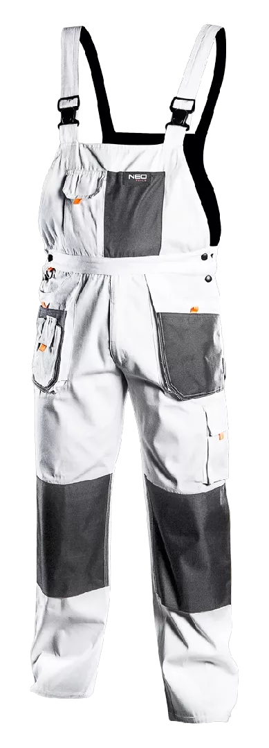 Bib work trousers white HD size