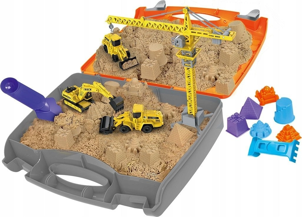 Neo Construction site with kinetic sand