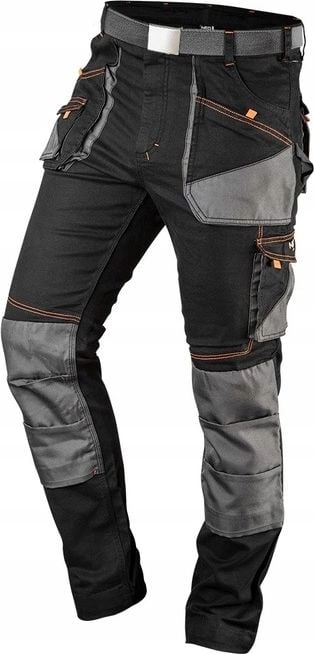 HD Slim Work Trousers  Belt  Size