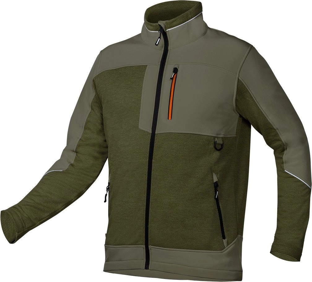 Softshell sweatshirt OUTDOOR  green  size M