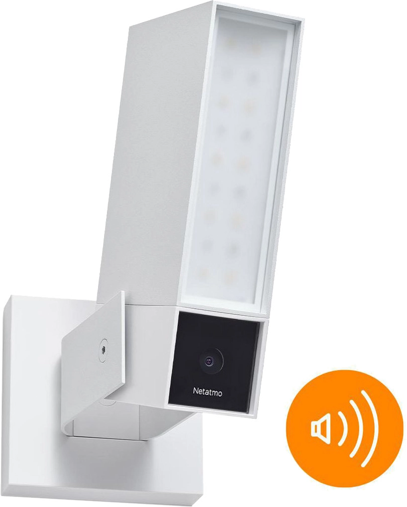 Netatmo smart outdoor camera with siren