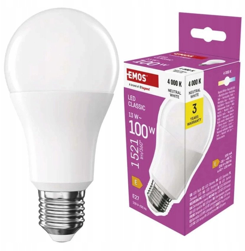 LED �ar�wka EMOS Lighting E27  220-240V