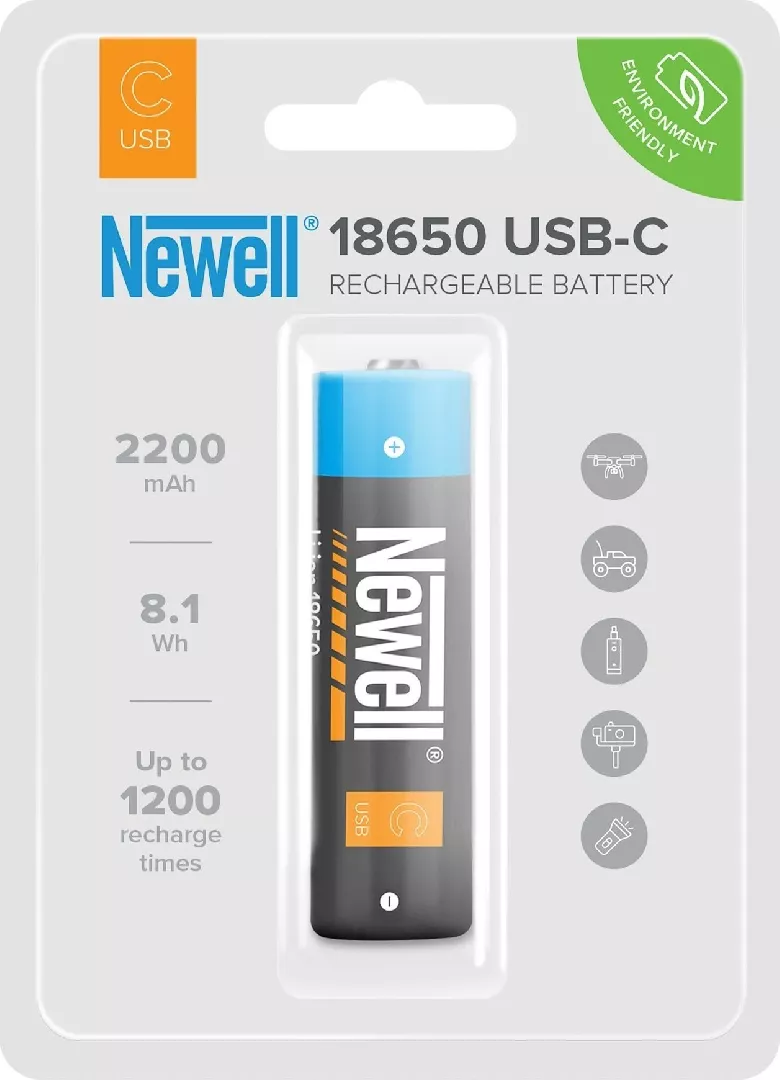 Newell NEWELL akumulator 18650 USB-C 2200