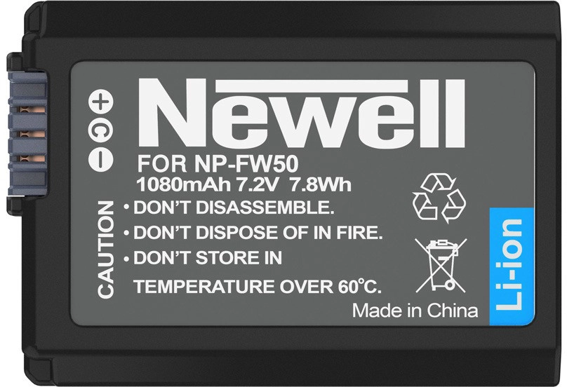Newell replacement battery for Sony NP-FW50