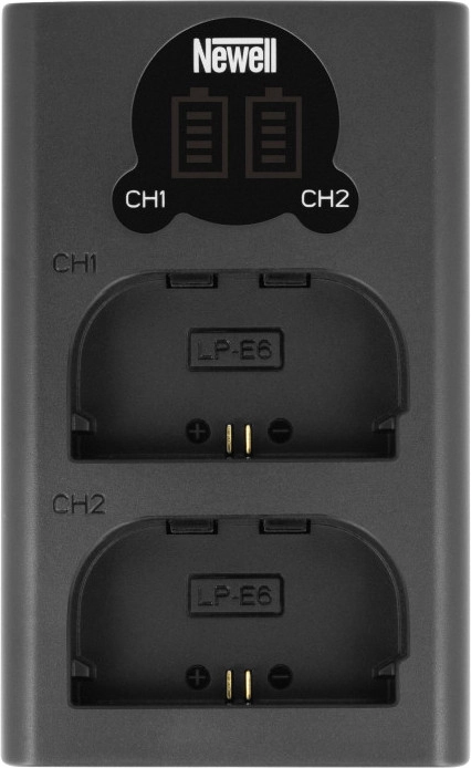 Dual-channel charger Newell DL-USB-C for LP-E6