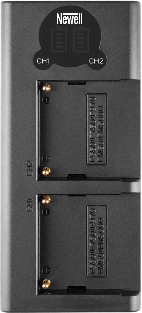 Newell dual-channel DL-USB-C camera charger for
