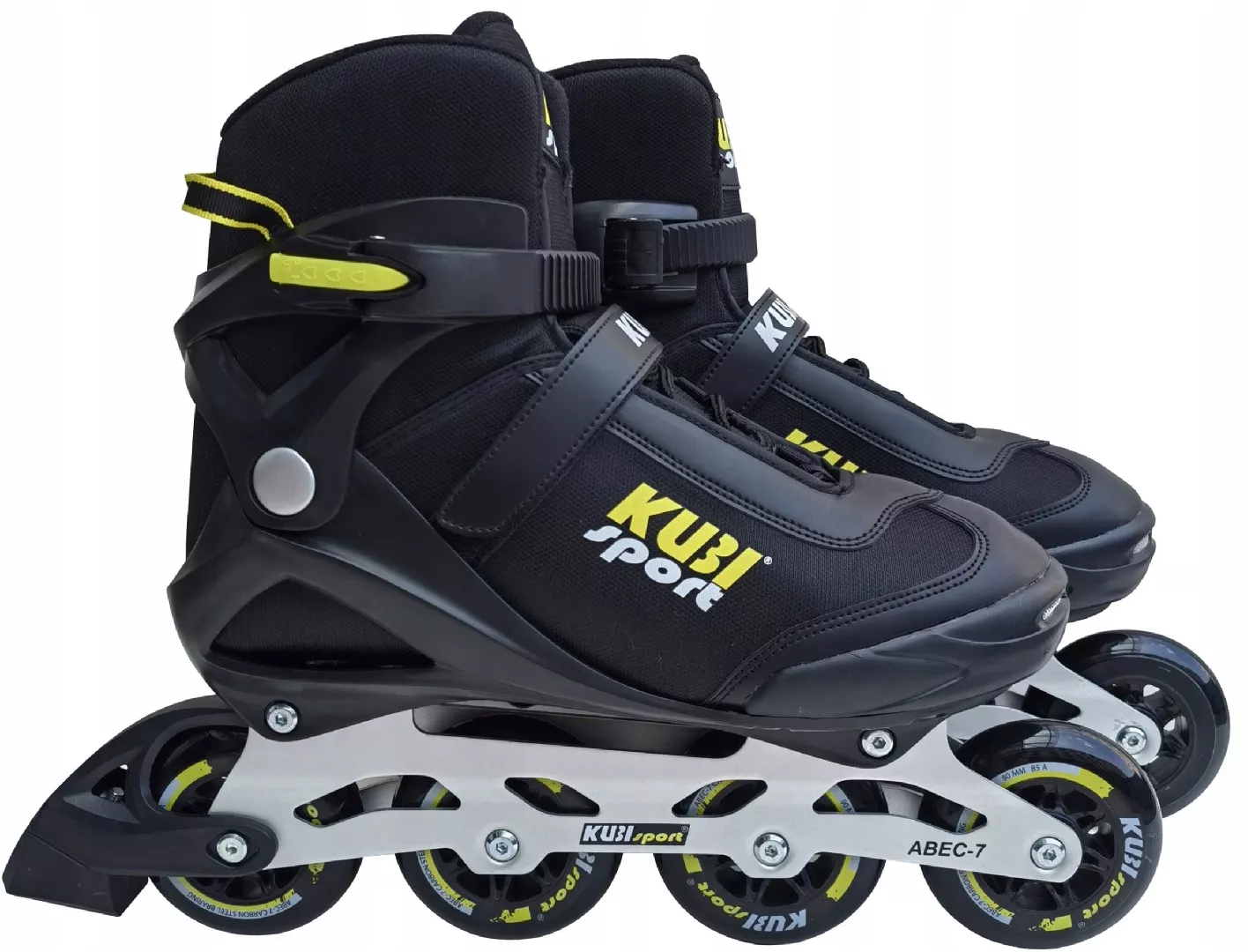 Women`s Men`s Black Rubber Roller Skates
