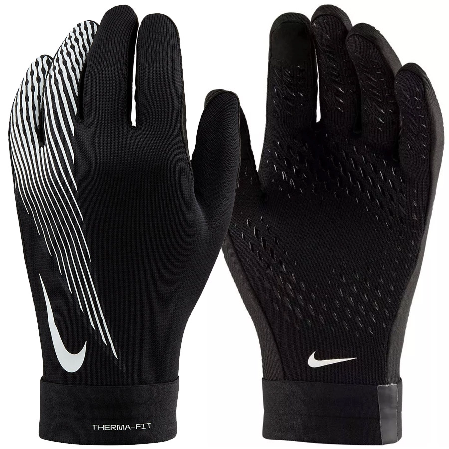 Rękawiczki Nike Academy Therma-FIT czarno-białe HF0546