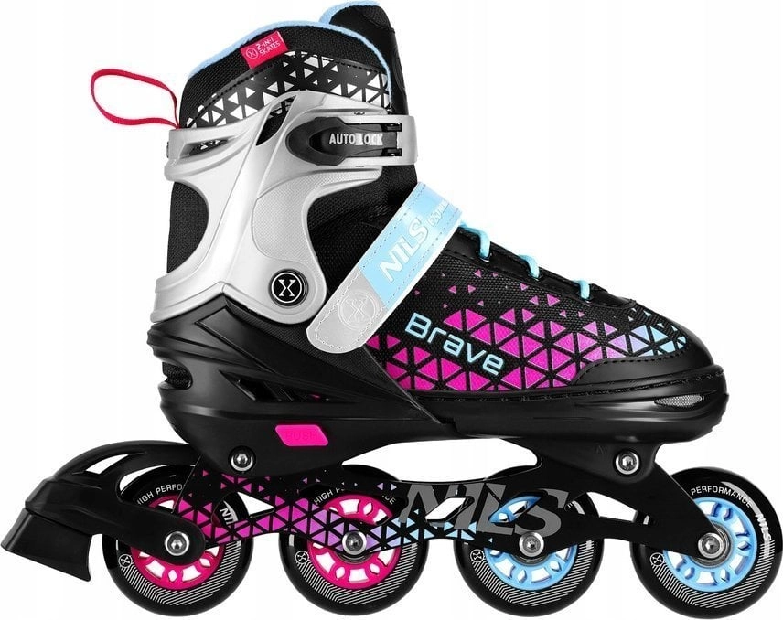 NH18190A BRAVE 4in1 PINK INLINE SKATES