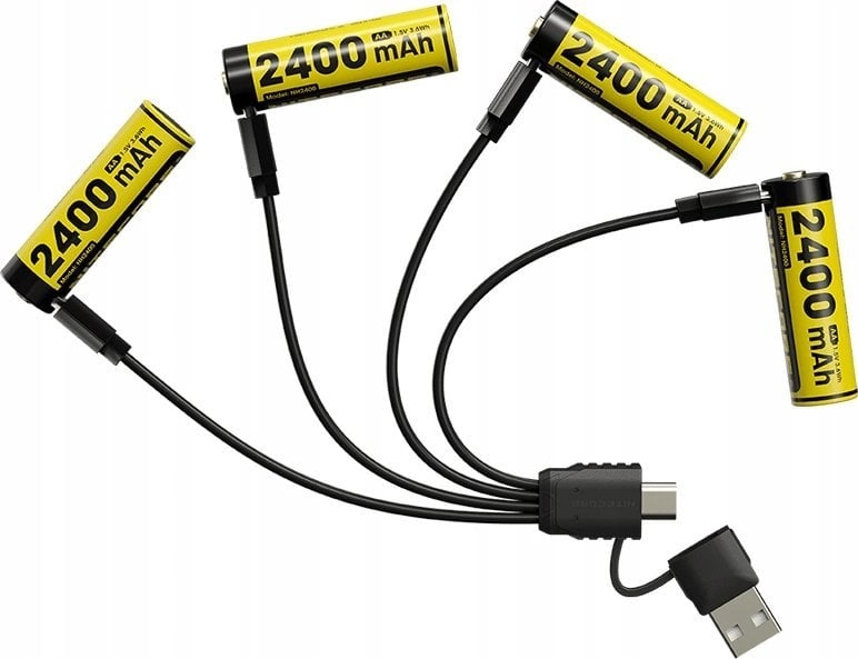 BATTERY RECH. LI-ION AA 1.5V/4PACK