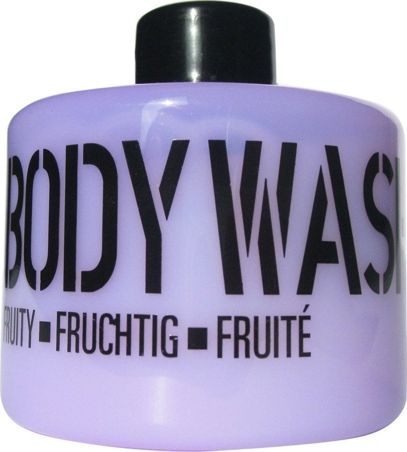 STACKABLE_Purple shower gel with a fruity