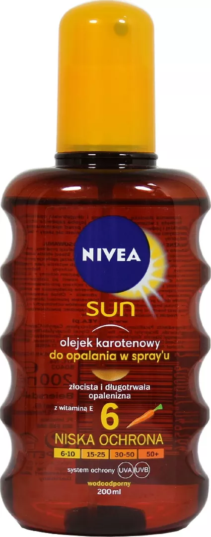 Nivea _Sun tanning oil spray SPF6