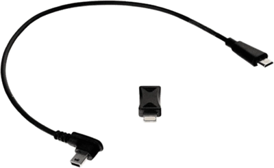 Bury Ladekabel iPhone 5/5S/5C/6 Micro-USB s/c
