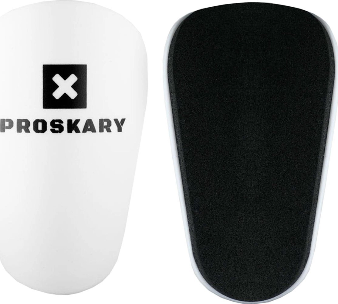 Proskary Mini football shin guards white