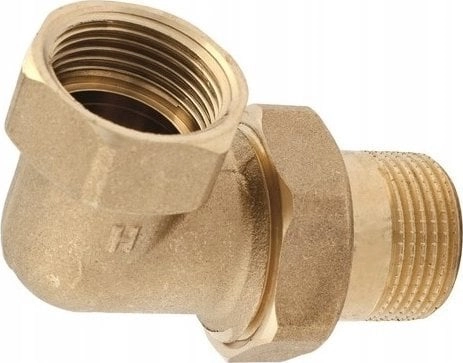 BRASS ANGLE FITTING 1 1/4`` WITH