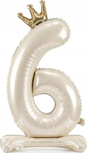 Standing balloon number 6 84 cm