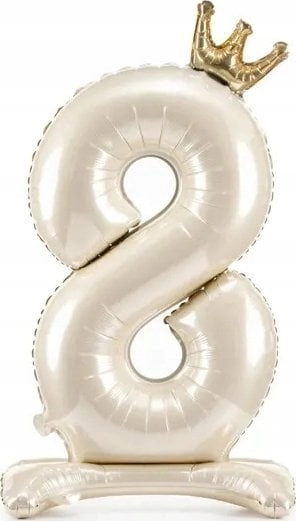 Standing balloon  number 8  84 cm