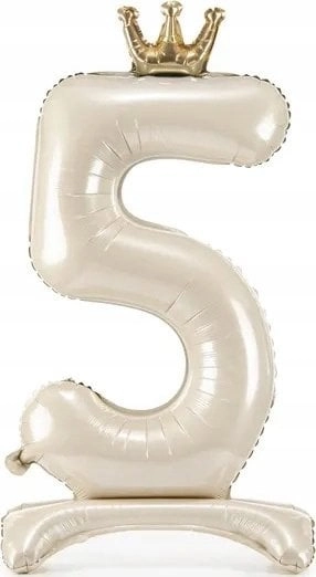 Stojący balon fol.cyfra 5 84cm