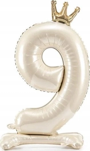 Standing balloon  number 9  84 cm