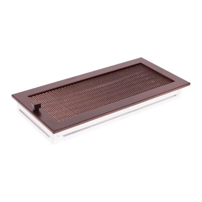 GRATE OLD BRASS 170X370WITH BLIND 14976472