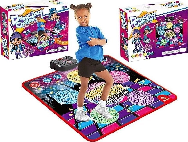 Dance mat 90x90cm battery operated LED