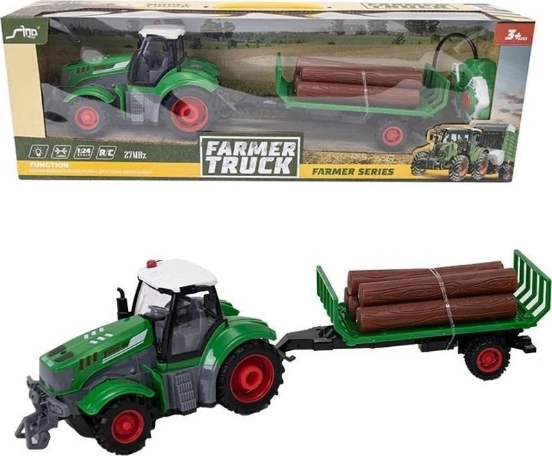 R/C tractor with a trailer for