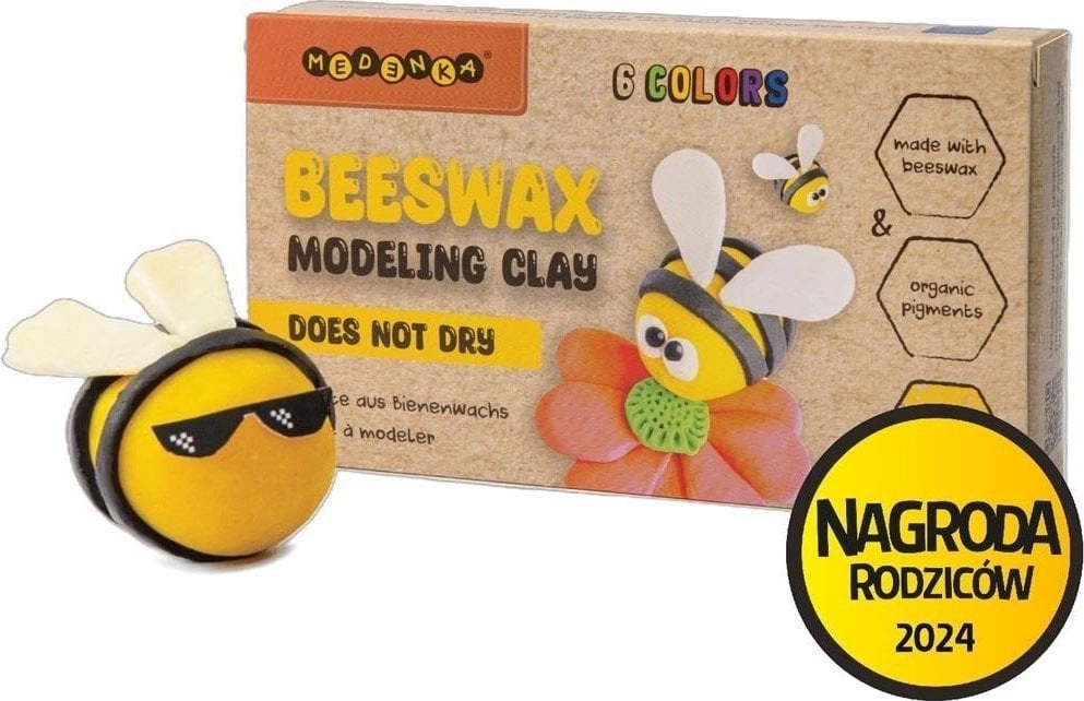 Beeswax modeling clay  6 colors 3+