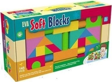 Klocki piankowe 145szt 3+ 5906168460470