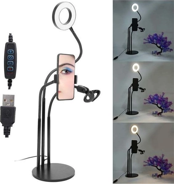 Lampa pierścieniowa ECOBOX LAMPA LED PIERŚCIENIOWA