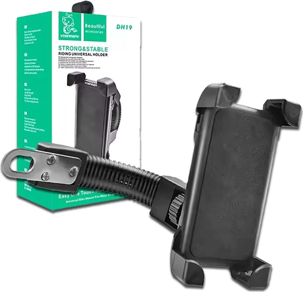 DENMEN CAR HANDLE HEADREST BLACK DH19