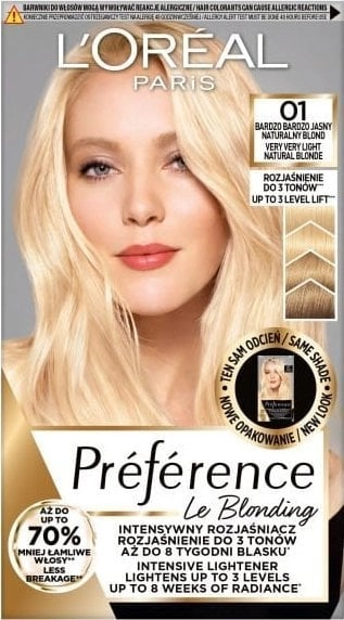 L`OREAL_Preference hair dye 01 Prague 175ml