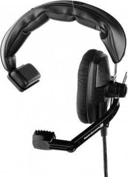 Beyerdynamic DT 108 200/50/melnas austiņas Austiņas ar vienu austiņu, melnas, bez kabeļa