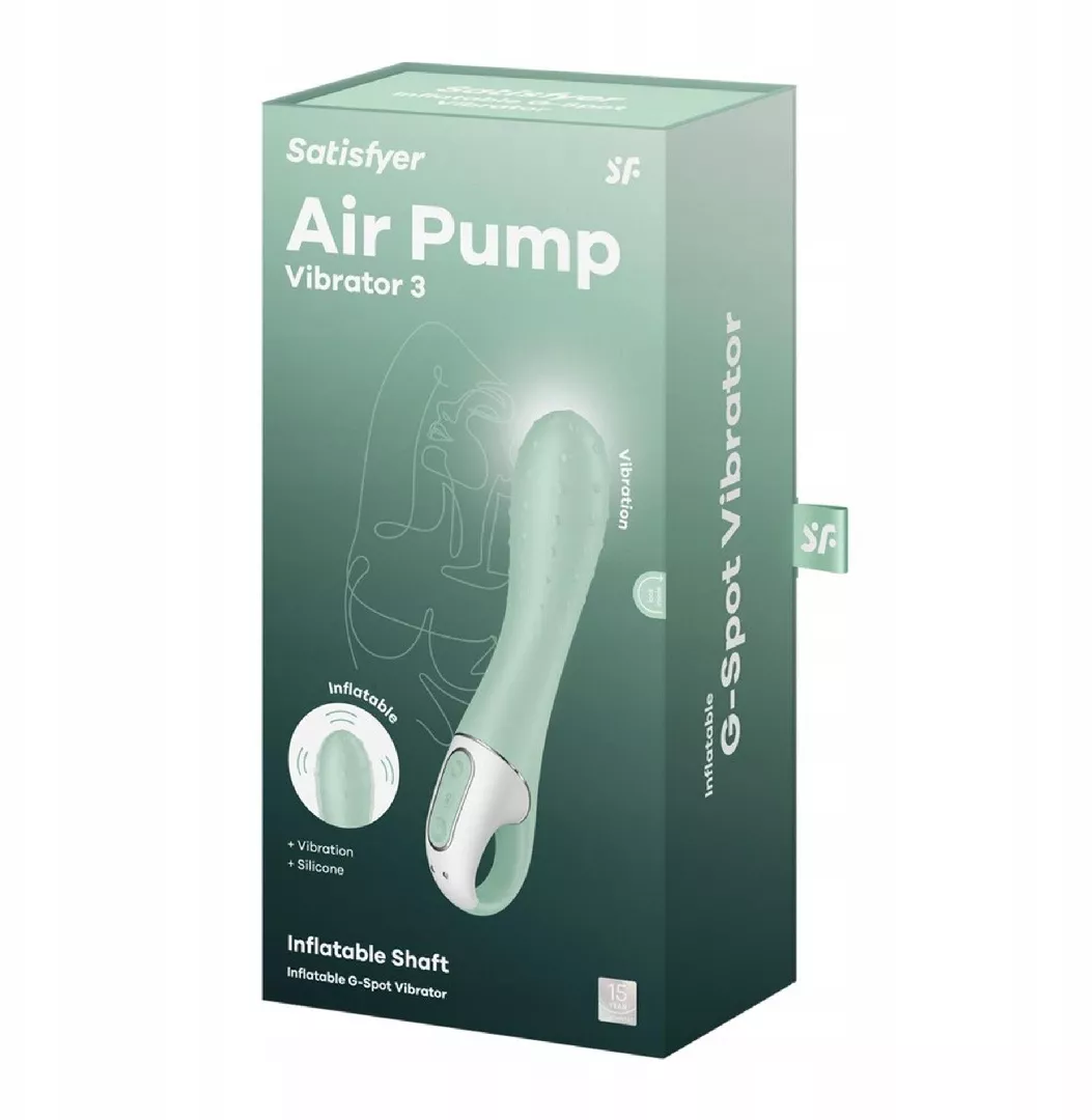 SATISFYER_Air Pump Vibrator 3 pumpable G-spot