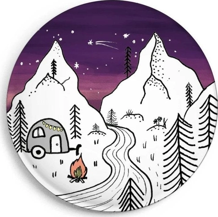 Magnet Camping at night 4262359952027