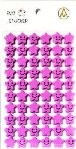 Stiker Star foam lilac 5902581127136