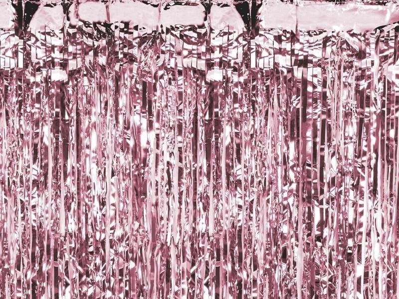 Party curtain rose gold 100x200cm 5904555072282