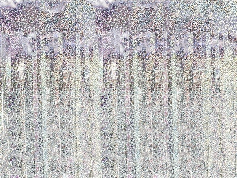 Holographic party curtain 100x200cm 5904555072305