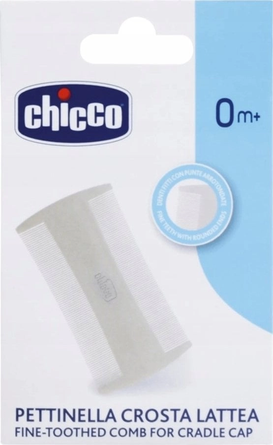 CHICCO_Fine-Toothed Comb grzebyk na ciemieniuche 8058664167456